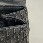 Dior Shoulder Bag Street Chic Canvas Black Silver — view 7