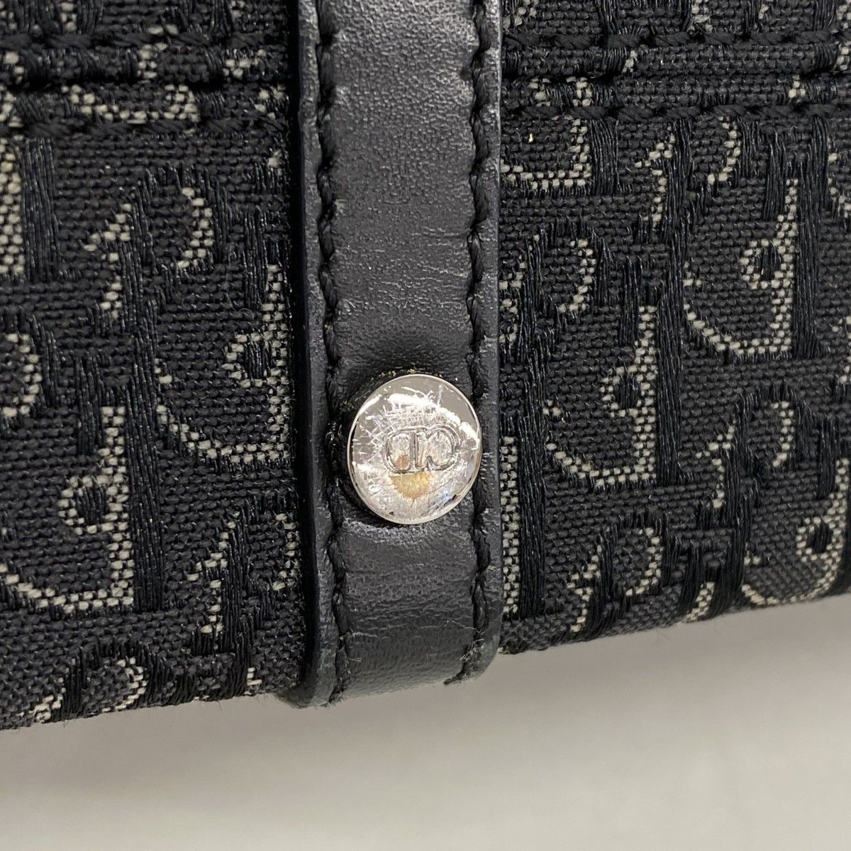 Dior Shoulder Bag Street Chic Canvas Black Silver — view 9