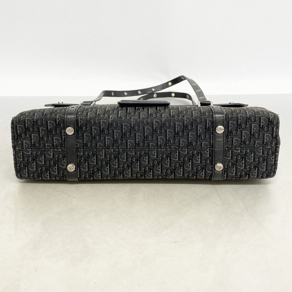Dior Shoulder Bag Street Chic Canvas Black Silver — view 3