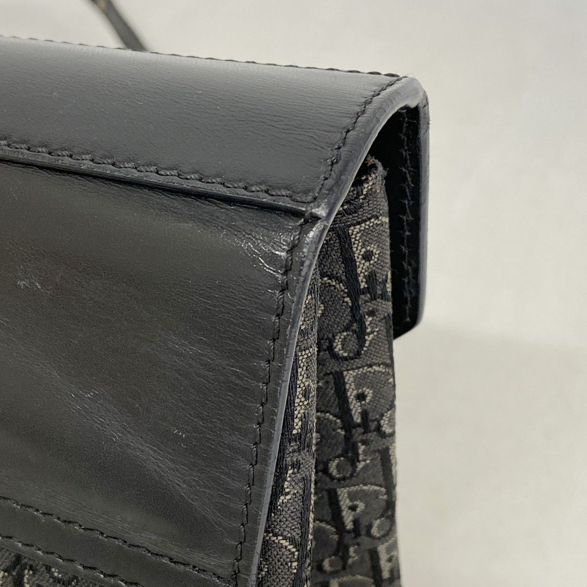 Dior Shoulder Bag Street Chic Canvas Black Silver — view 8