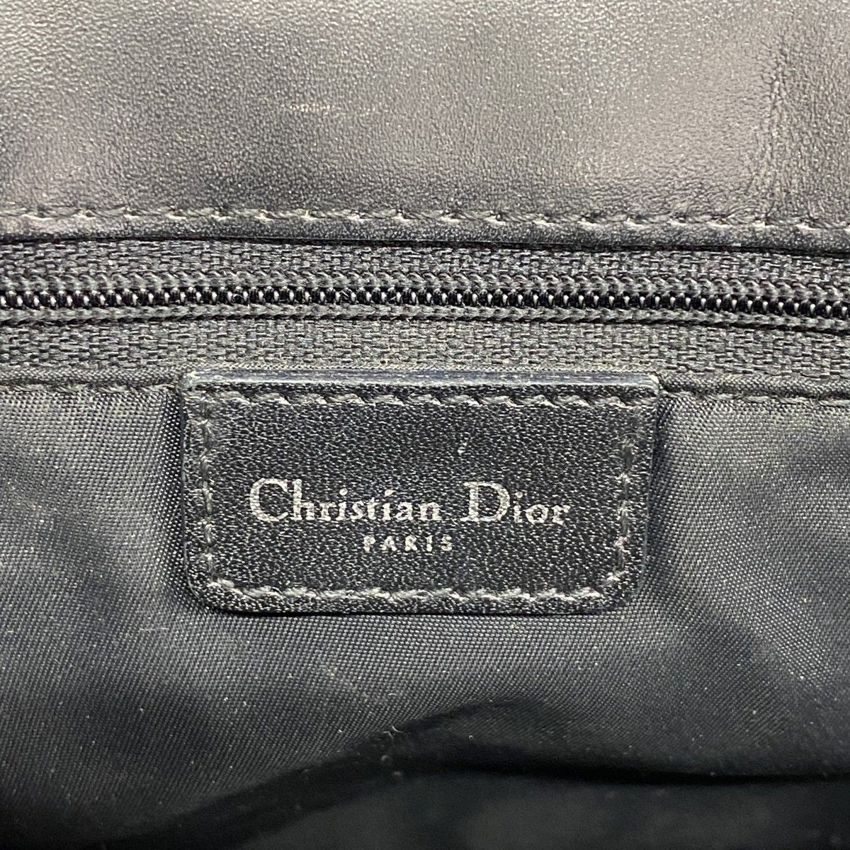 Dior Shoulder Bag Street Chic Canvas Black Silver — view 5