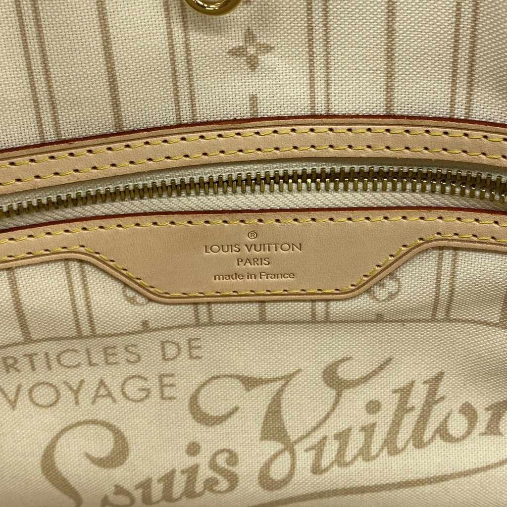 Louis Vuitton Tote Damier Azur Neverfull PM White — view 5