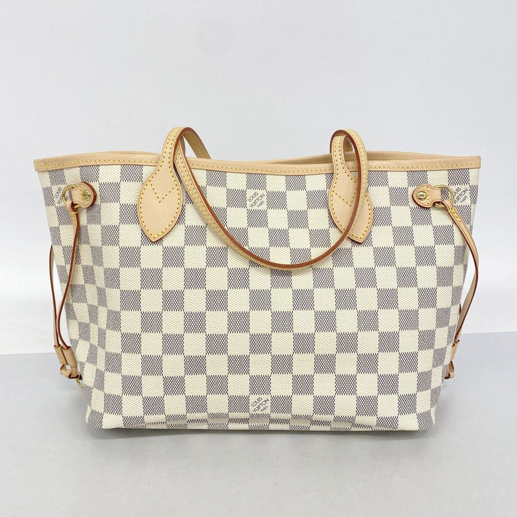 Louis Vuitton Tote Damier Azur Neverfull PM White — view 9