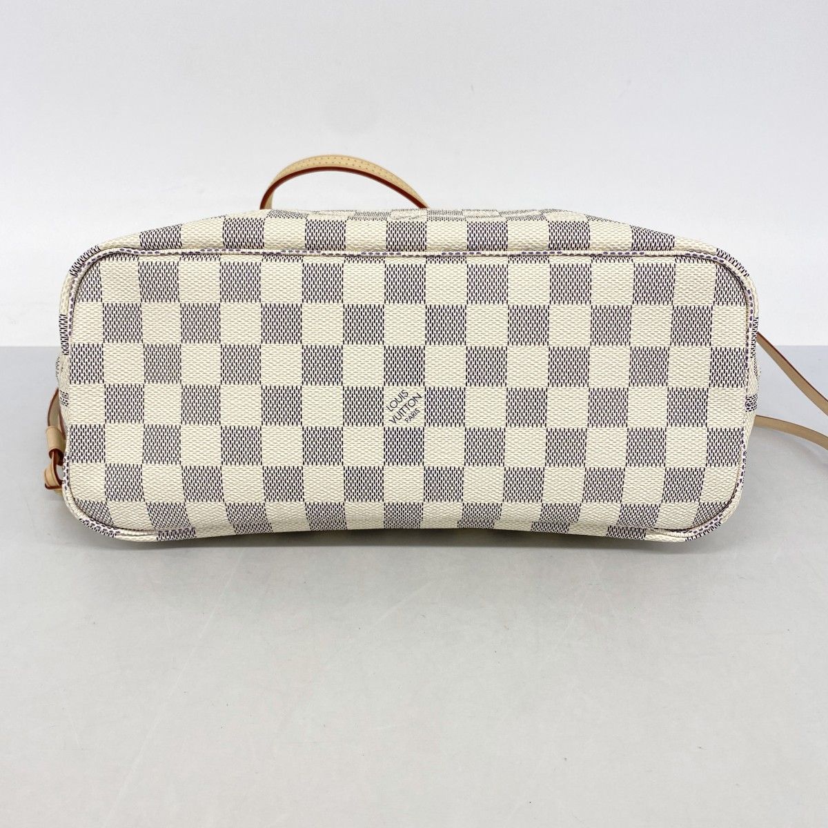 Louis Vuitton Tote Damier Azur Neverfull PM White — view 3