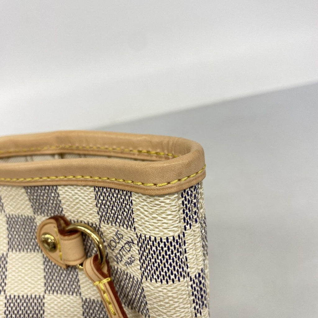 Louis Vuitton Tote Damier Azur Neverfull PM White — view 6