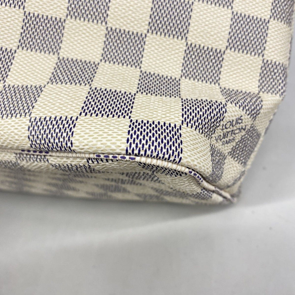Louis Vuitton Tote Damier Azur Neverfull PM White — view 7