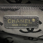 Chanel Handbag Camellia Patent Leather Black Gold — view 5