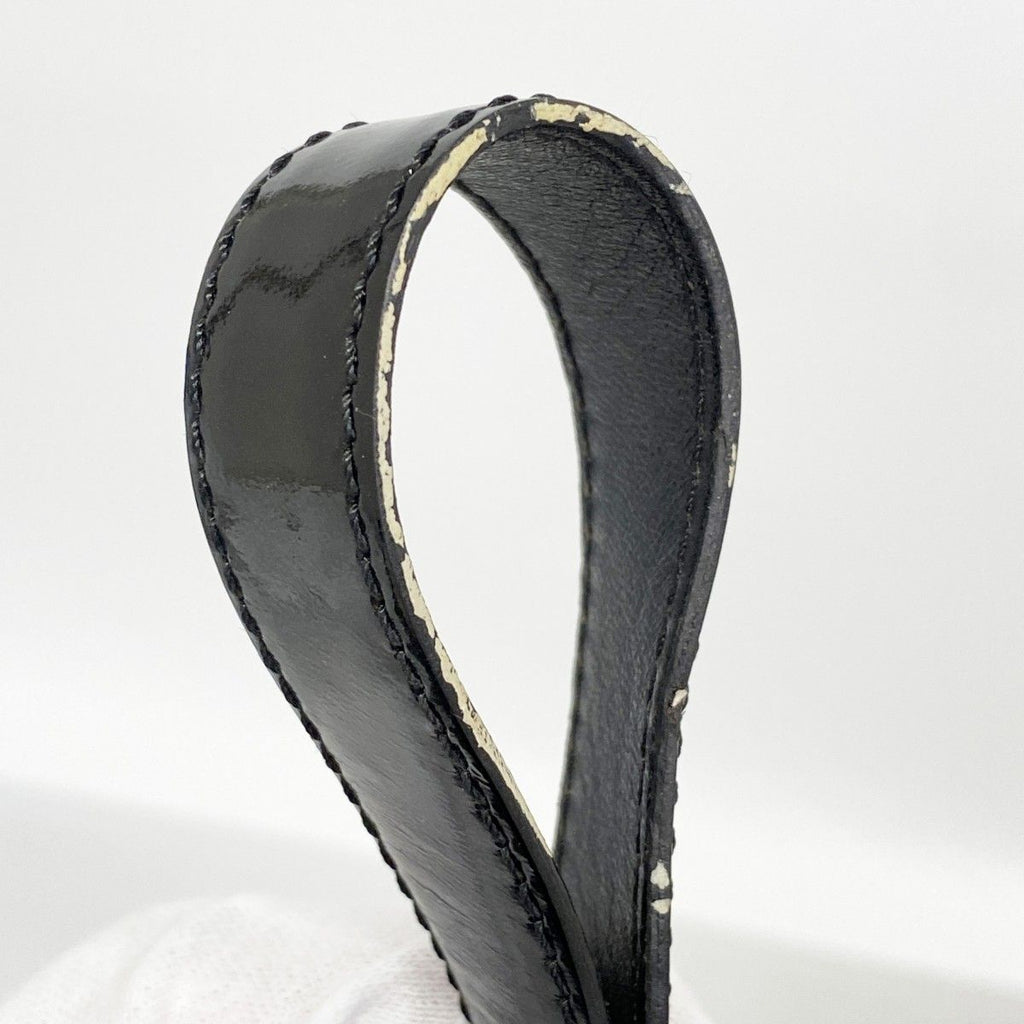 Chanel Handbag Camellia Patent Leather Black Gold — view 9