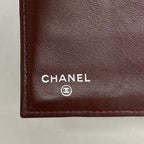 Chanel Trifold Wallet Quilted Lambskin Black Silver — view 4