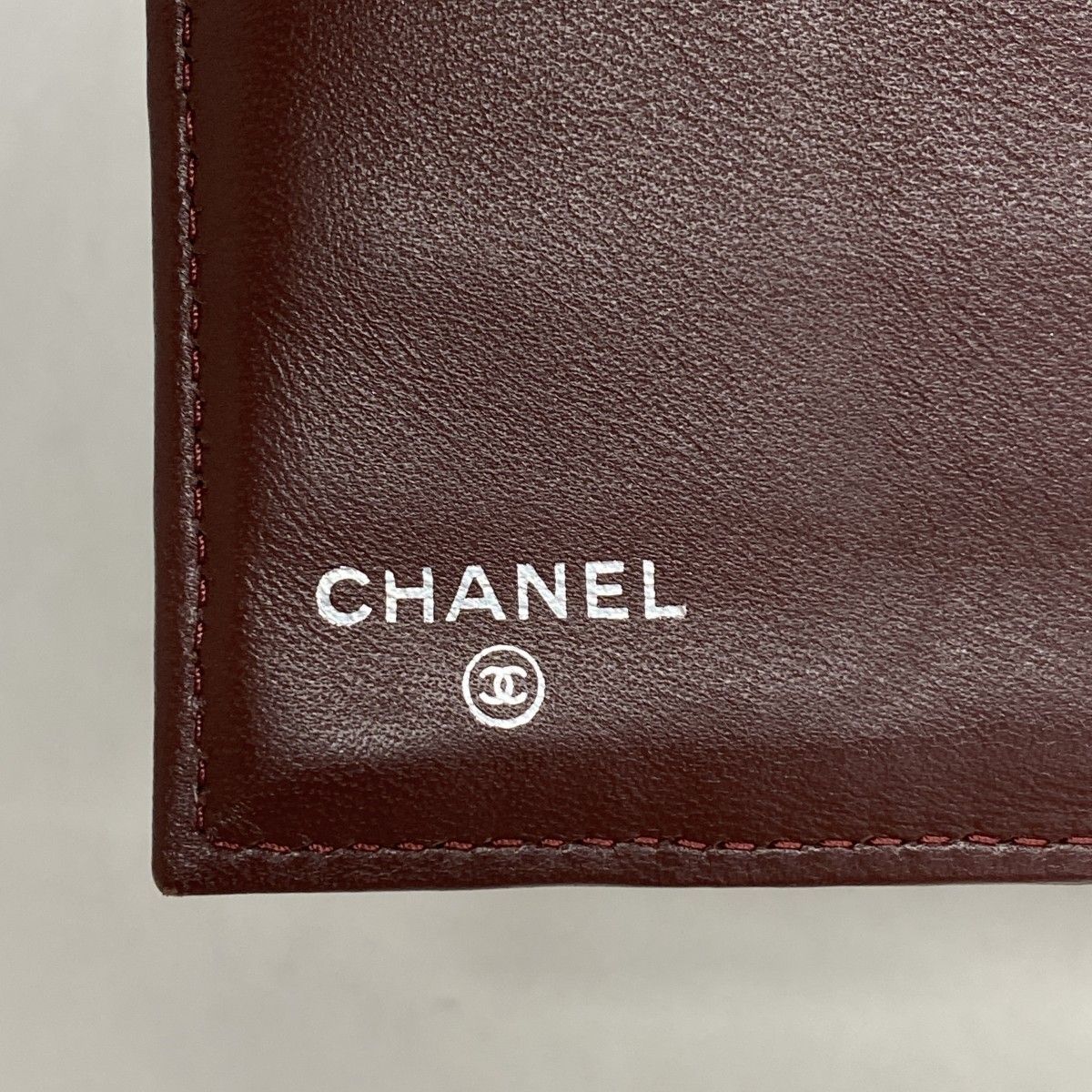 Chanel Trifold Wallet Quilted Lambskin Black Silver — view 4