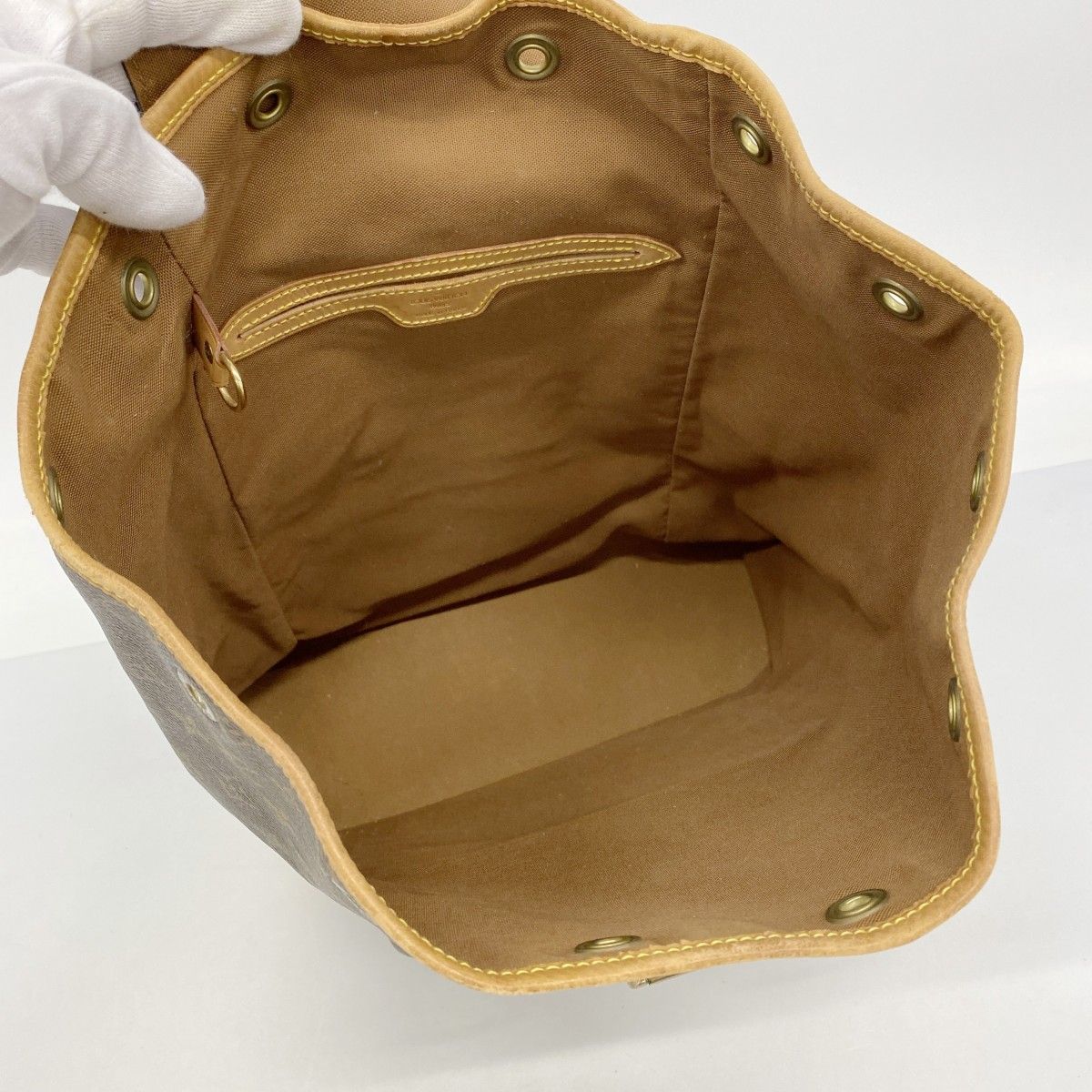 Louis Vuitton Backpack Monogram Montsouris GM Brown — view 4