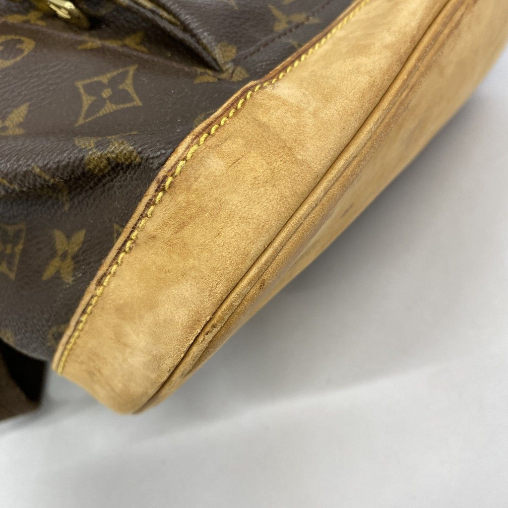 Louis Vuitton Backpack Monogram Montsouris GM Brown — view 8