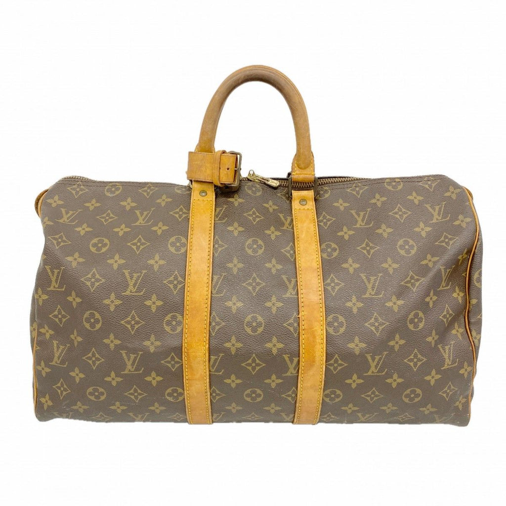 Louis Vuitton Boston Bag Monogram Keepall 45 Brown