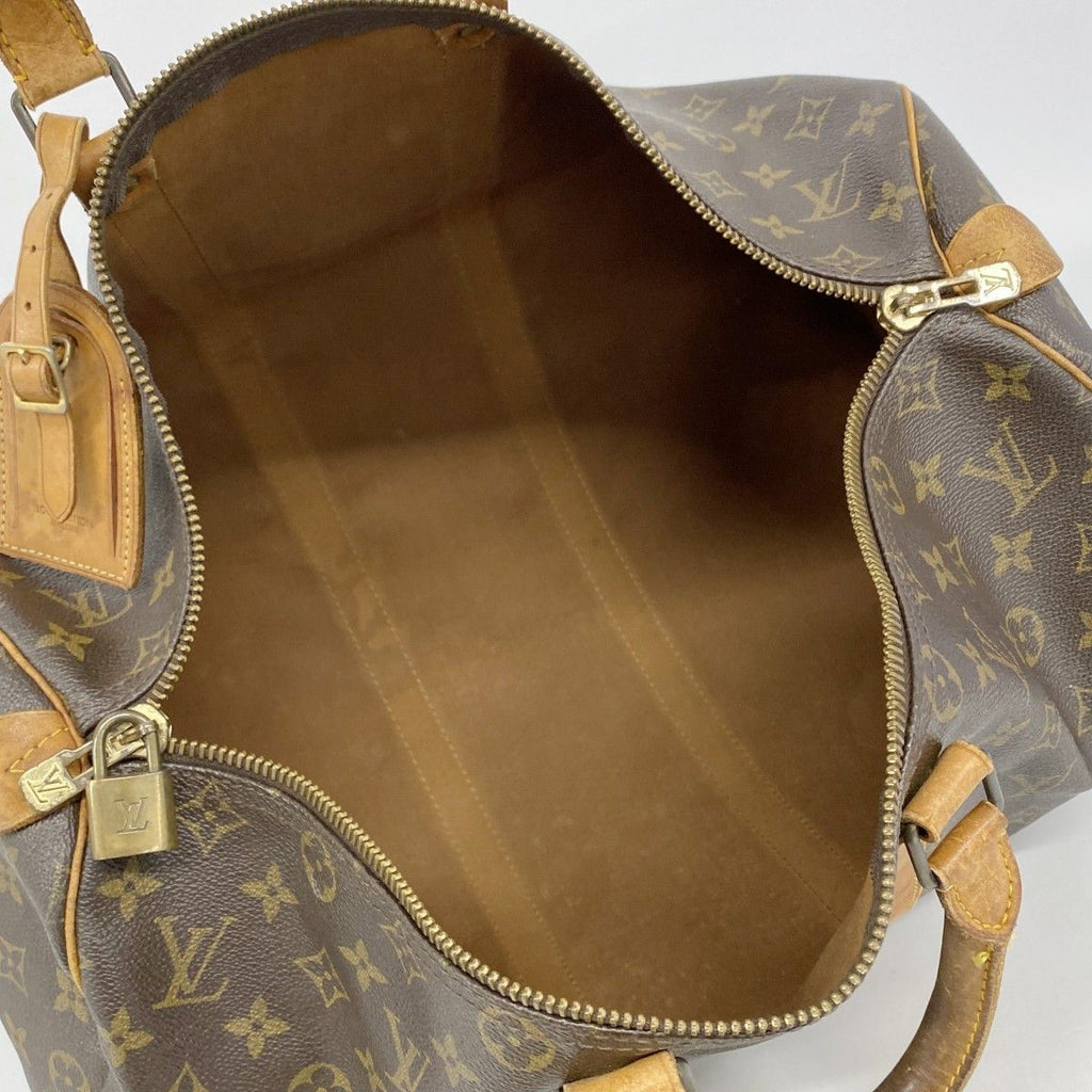 Louis Vuitton Boston Bag Monogram Keepall 45 Brown — view 4