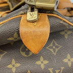 Louis Vuitton Boston Bag Monogram Keepall 45 Brown — view 5