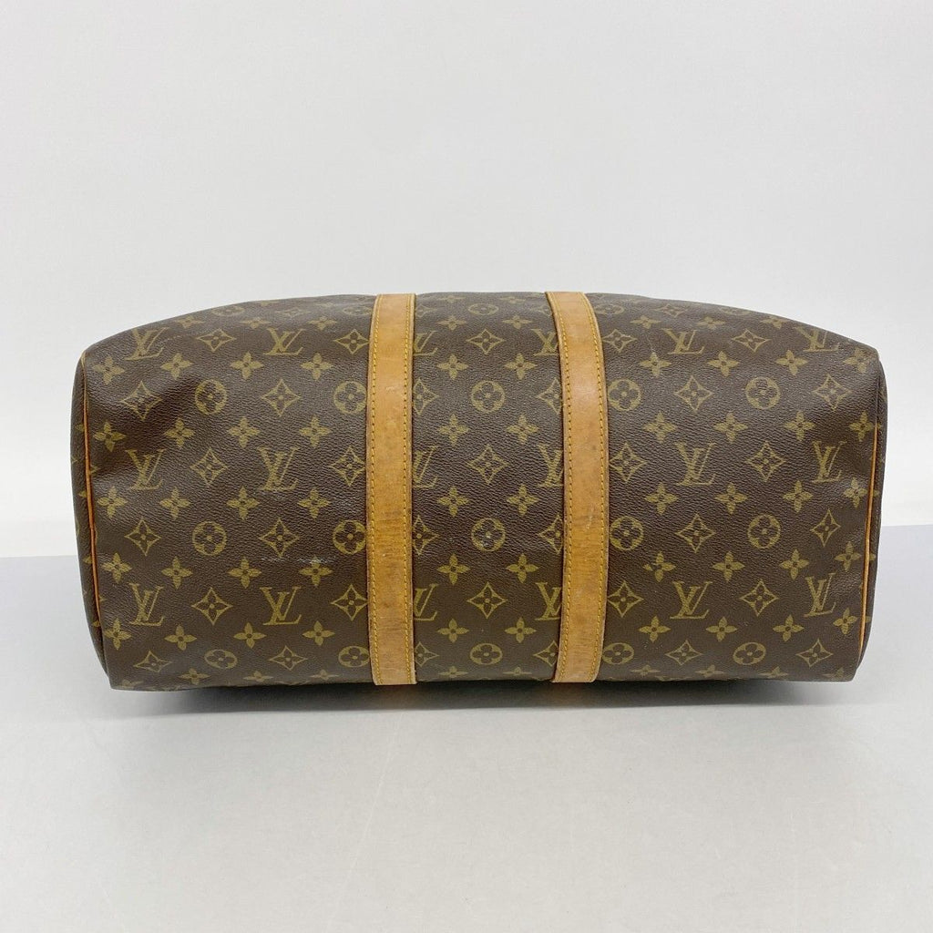 Louis Vuitton Boston Bag Monogram Keepall 45 Brown — view 3