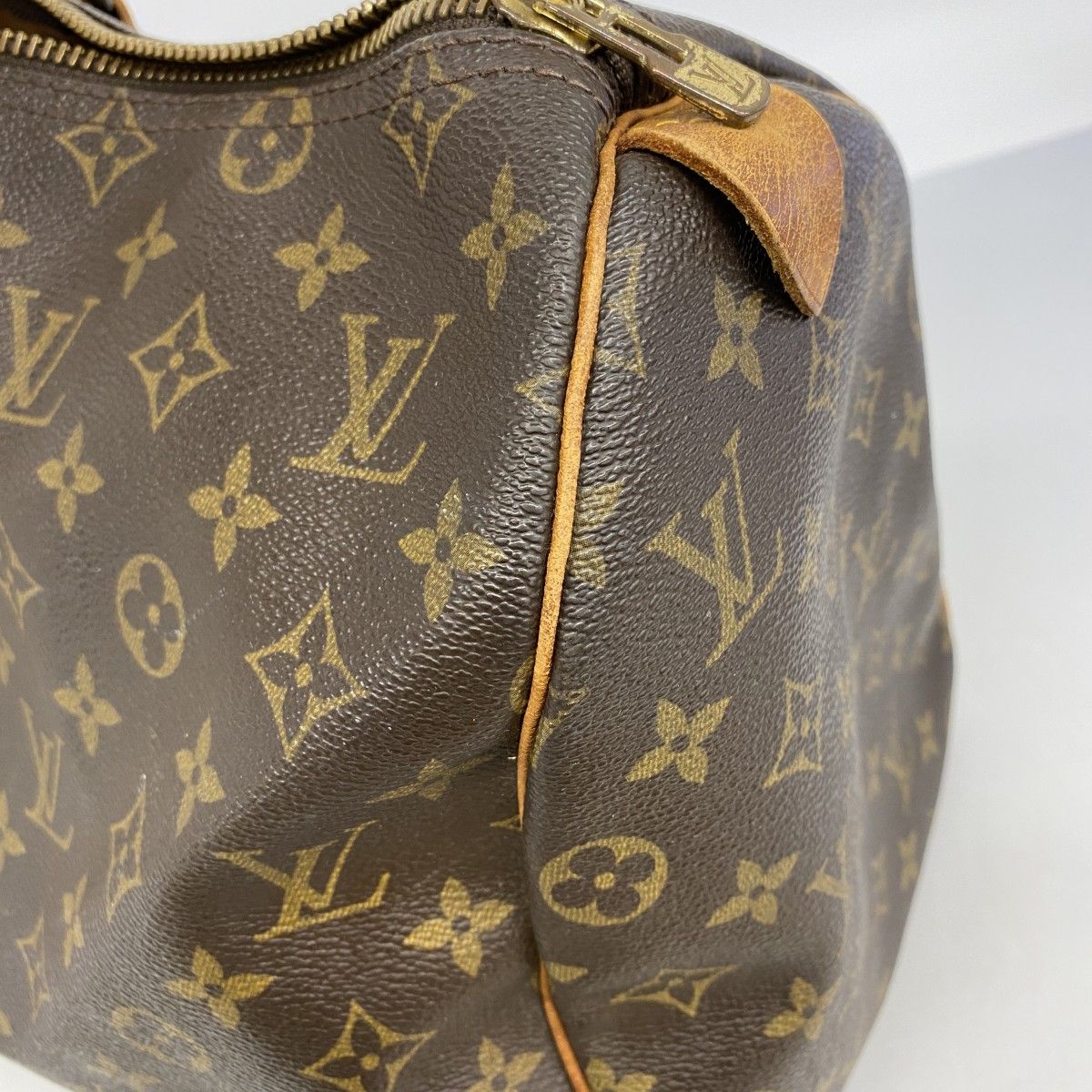 Louis Vuitton Boston Bag Monogram Keepall 45 Brown — view 7