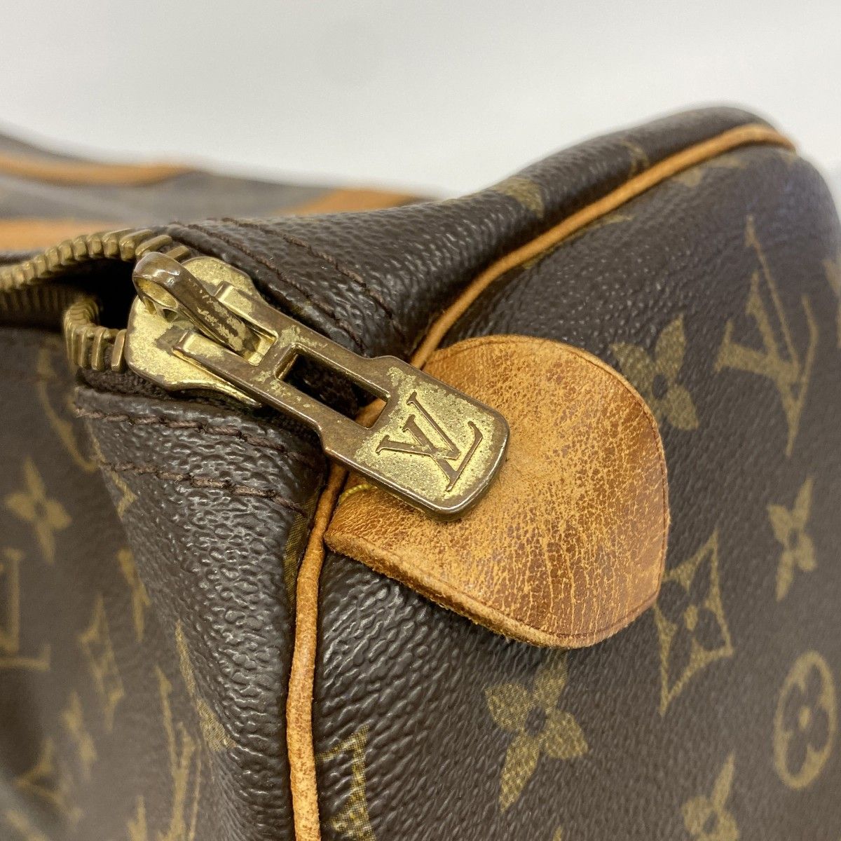 Louis Vuitton Boston Bag Monogram Keepall 45 Brown — view 8