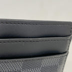 Louis Vuitton Card Case Damier Graphite Holder Pants Black Gray — view 5