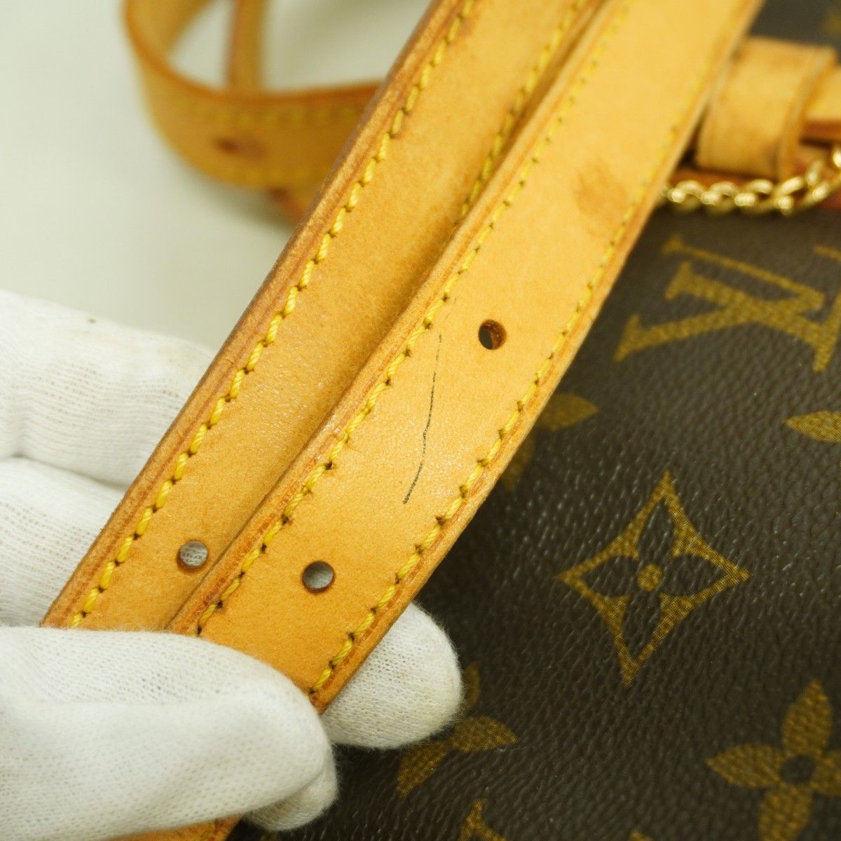 Louis Vuitton Tote Monogram Bucket GM Brown — view 9