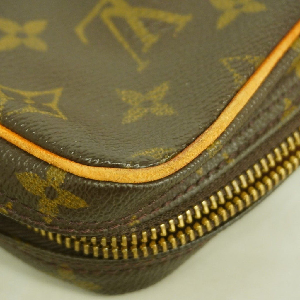 Louis Vuitton Clutch Monogram Marly Dragonne GM Brown — view 8