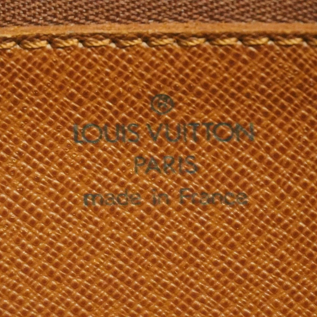 Louis Vuitton Clutch Monogram Marly Dragonne GM Brown — view 5