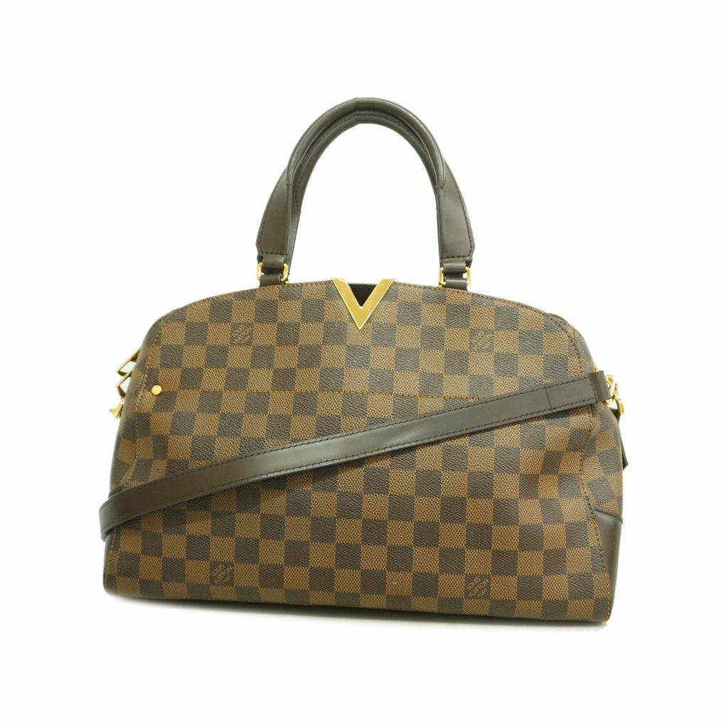 Louis Vuitton Handbag Damier Kensington Bowling Ebene 2-Way