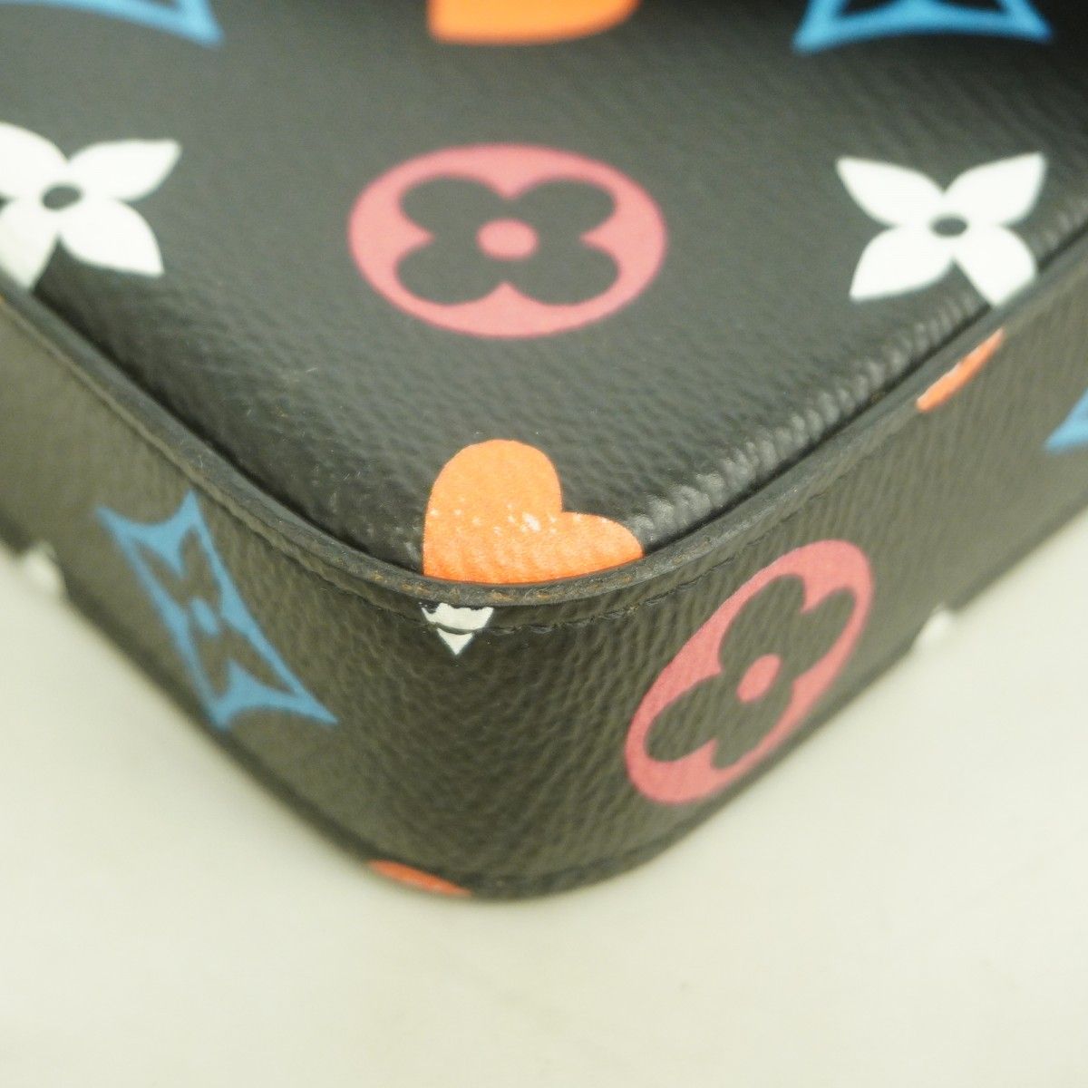 Louis Vuitton Shoulder Wallet Game on Pochette Felicie Black Multicolor — view 6