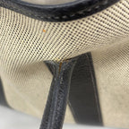 Hermes Tote Garden Party PM Toile Ash Black Beige Silver — view 6