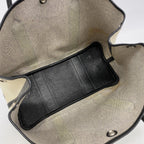 Hermes Tote Garden Party PM Toile Ash Black Beige Silver — view 4