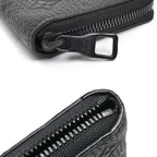 Louis Vuitton Zippy Wallet Vertical Zip Around Monogram Taurillon Black — view 6