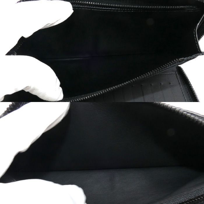 Louis Vuitton Zippy Wallet Vertical Zip Around Monogram Taurillon Black — view 4