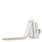 Chanel Backpack Quilted CC Logo Lambskin 2-Way Shoulder Bag White Black — view 2