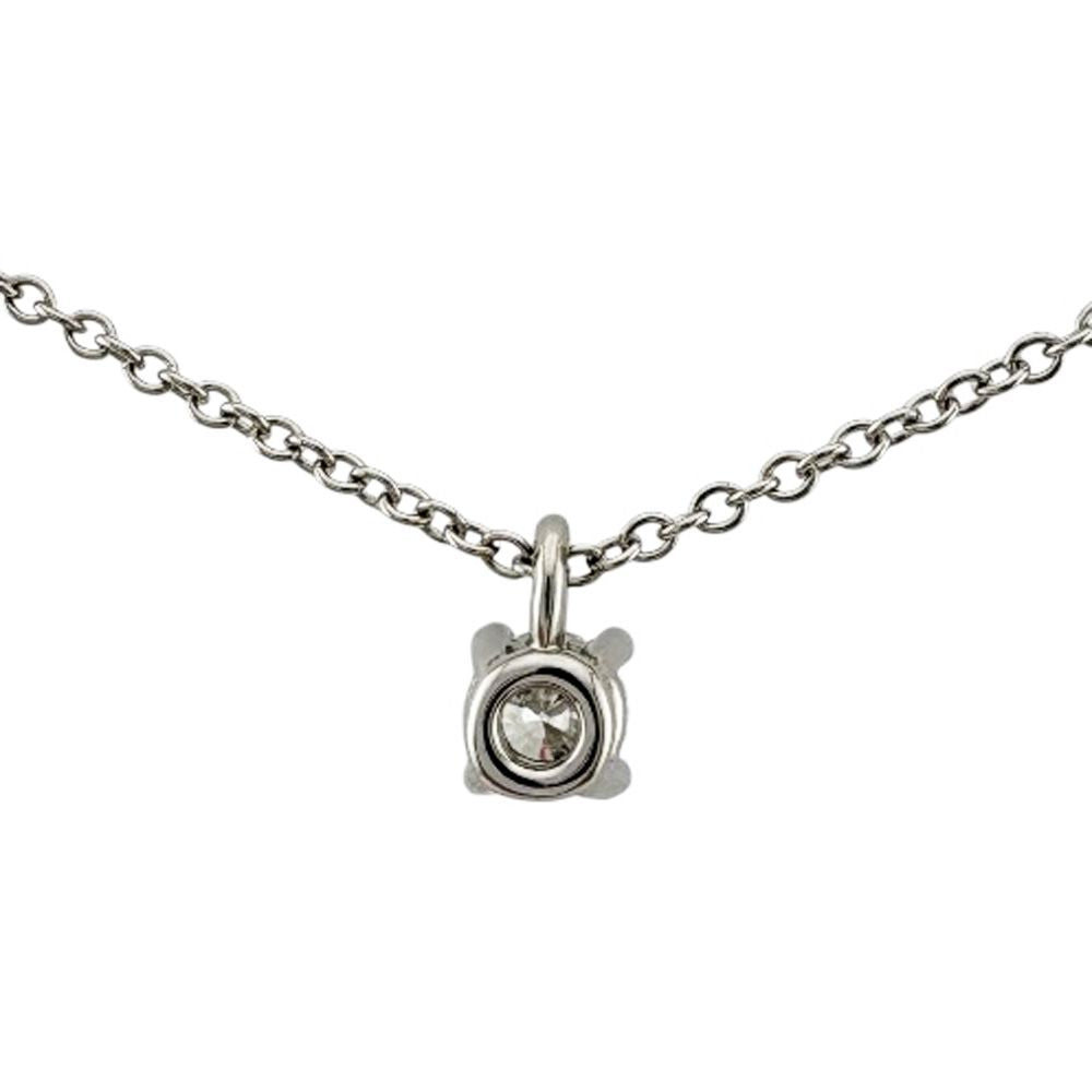 Tiffany & Co Solitaire Necklace Platinum Diamond — view 3