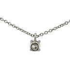 Tiffany & Co Solitaire Necklace Platinum Diamond — view 3