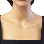 Tiffany & Co Solitaire Necklace Platinum Diamond — view 2