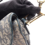 Dior Saddle Bag Trotter Navy Canvas Leather — view 6
