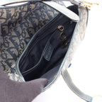 Dior Saddle Bag Trotter Navy Canvas Leather — view 3