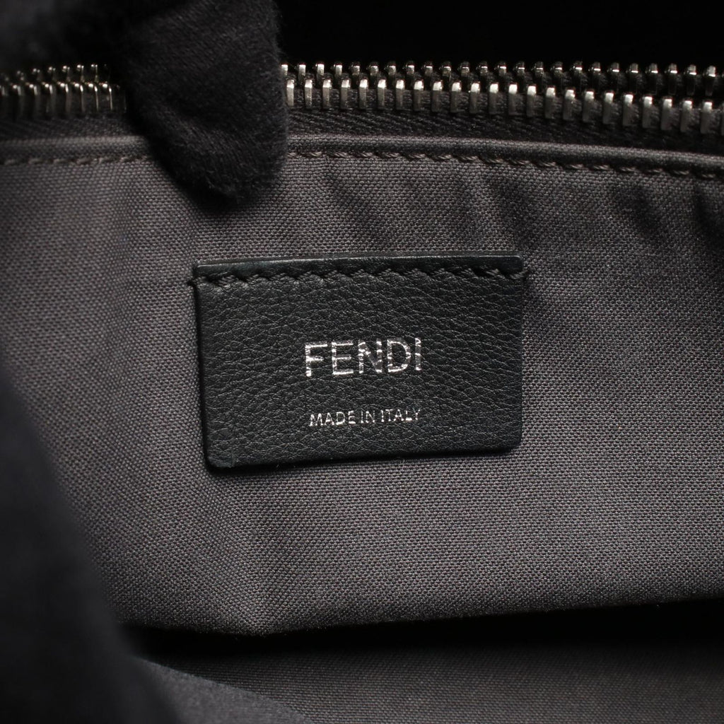 Fendi Handbag by the Way Medium 2-Way Light Blue Gray Beige Leather — view 4