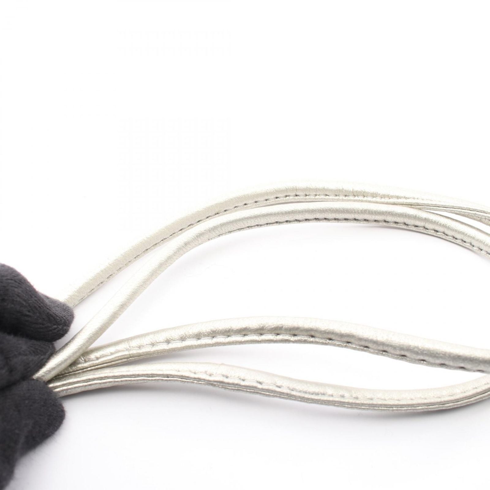 Loewe Shoulder Bag Fringe Silver Leather — view 6