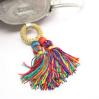 Loewe Shoulder Bag Fringe Silver Leather — view 7