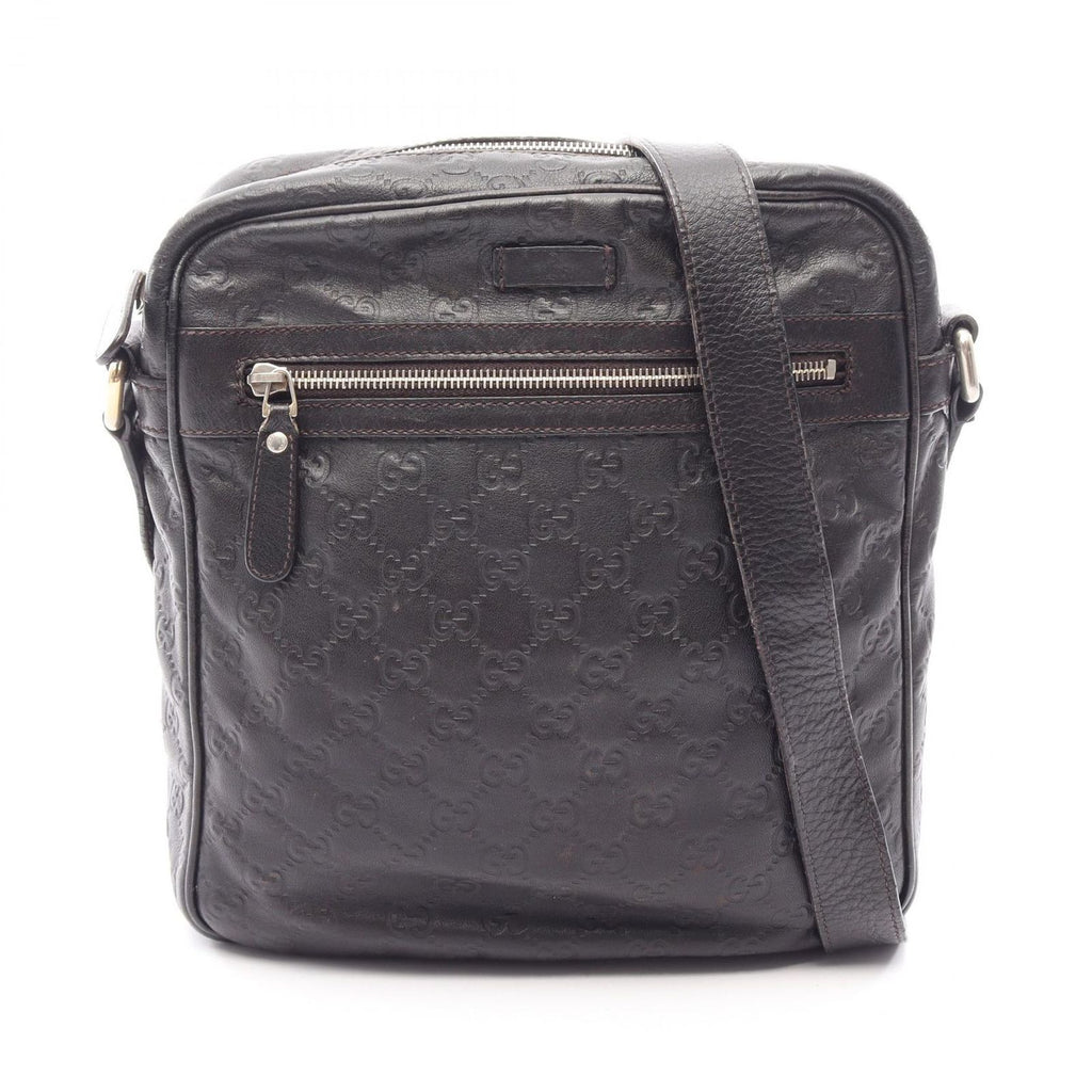Gucci Shoulder Bag Guccissima Black Leather Guccissima