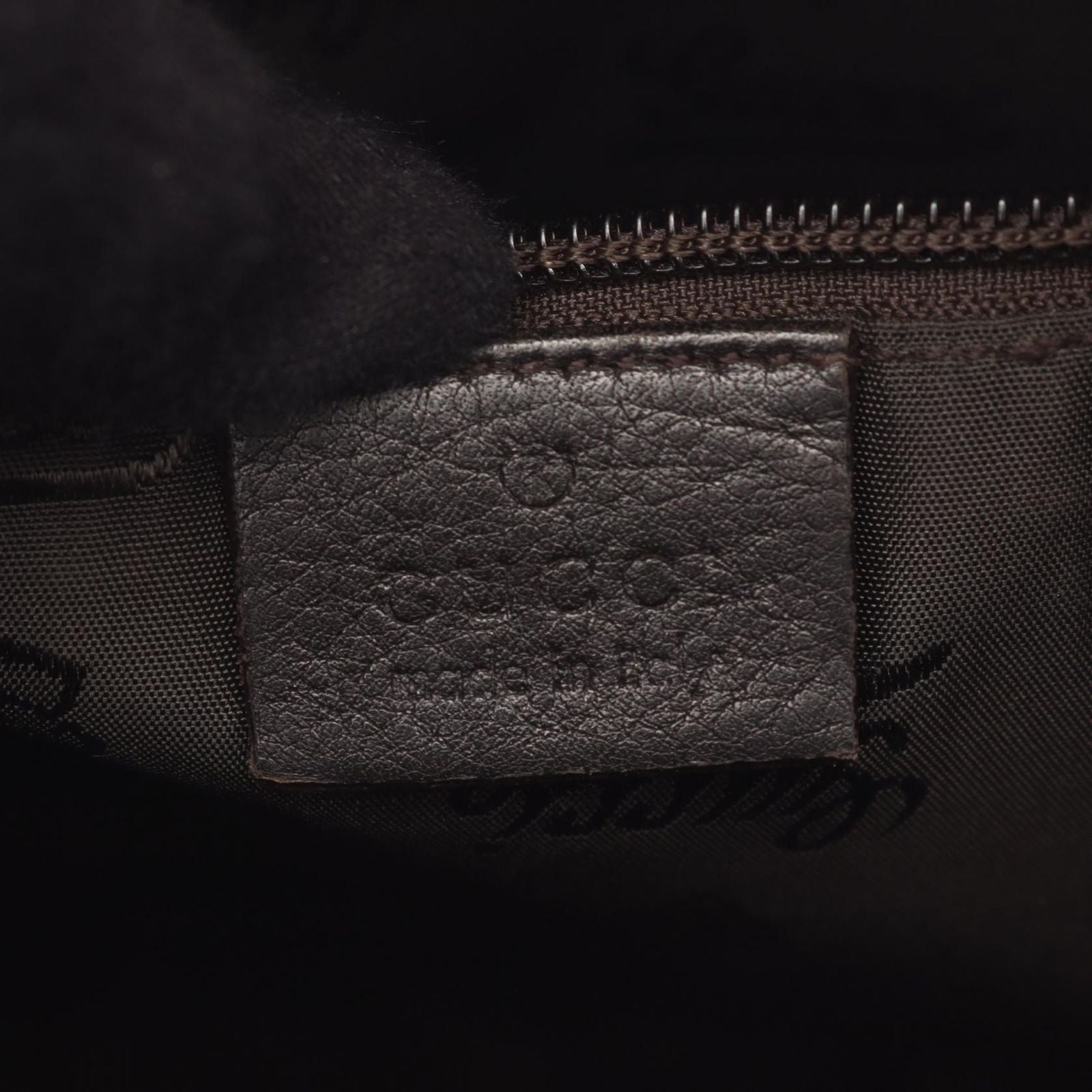 Gucci Shoulder Bag Guccissima Black Leather Guccissima — view 4