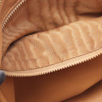 Celine Handbag Macadam Brown Dark Canvas Leather Boston — view 5