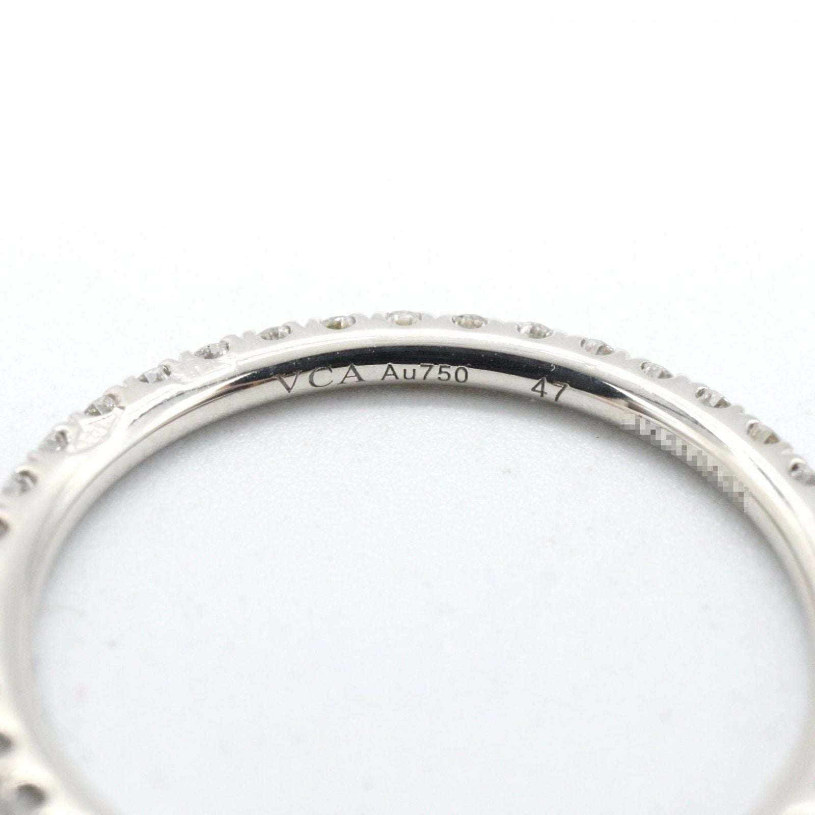Van Cleef & Arpels Ring Eternity Diamond 18k White Gold — view 4