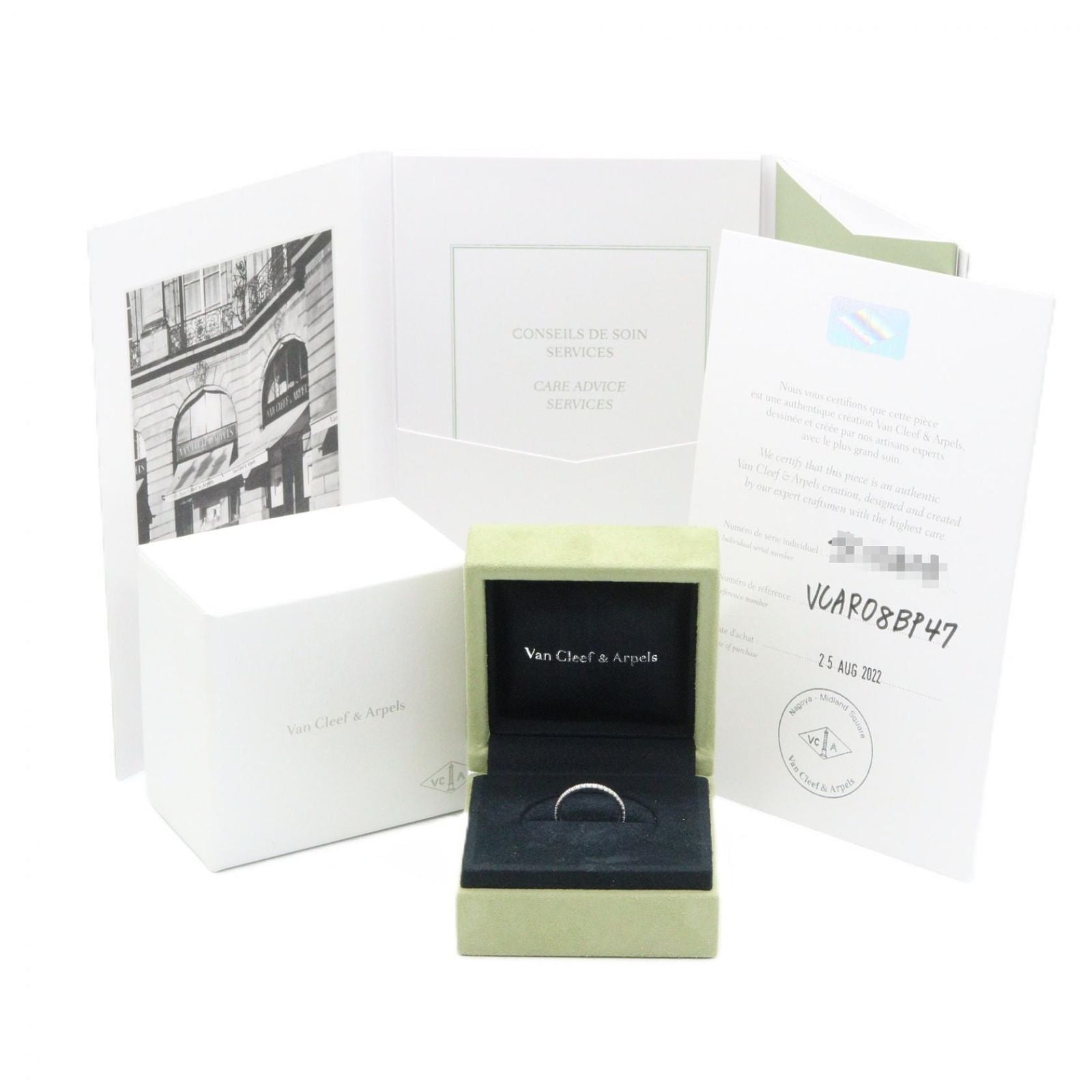 Van Cleef & Arpels Ring Eternity Diamond 18k White Gold — view 7