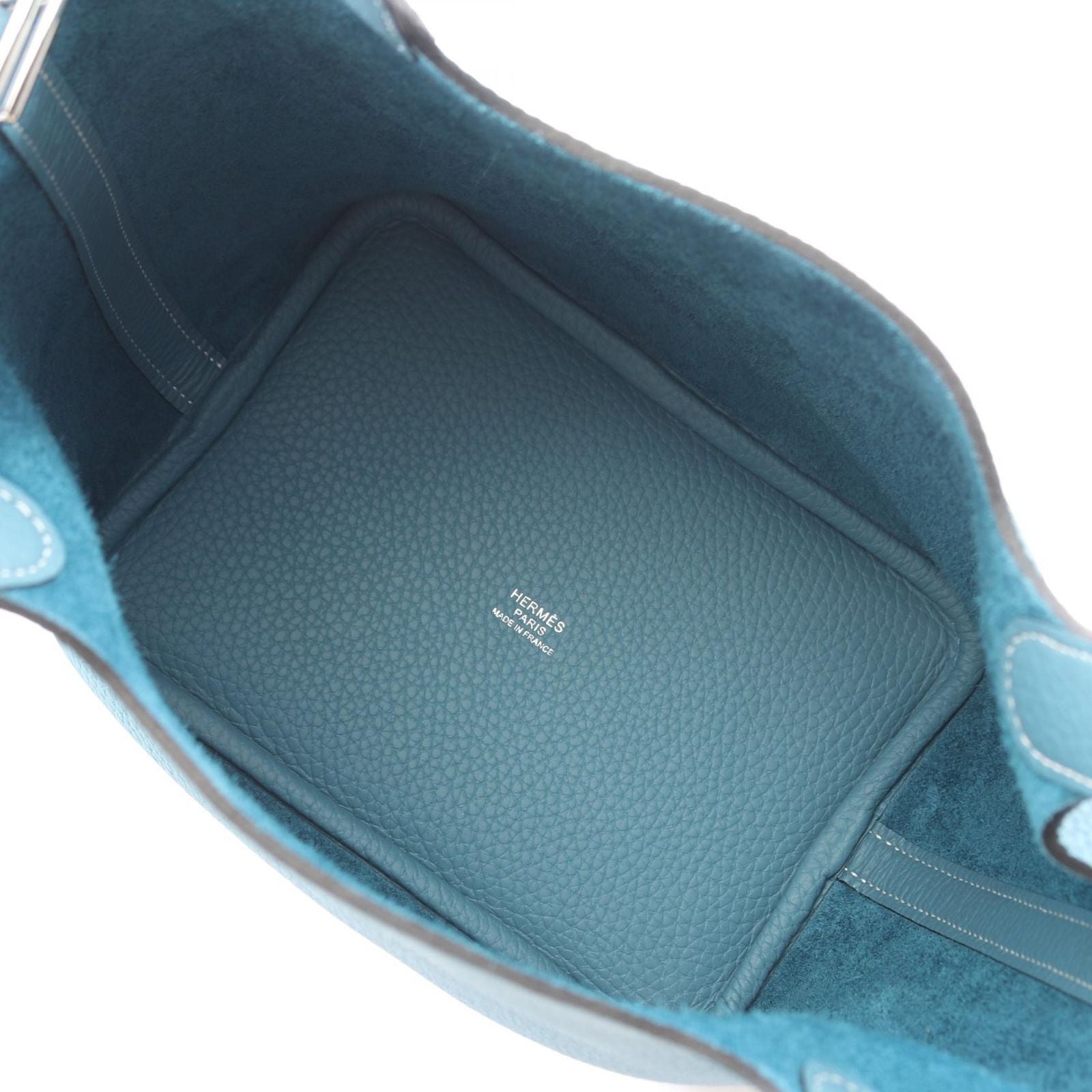 Hermes Handbag Picotin Lock PM New Blue Jean Leather — view 3