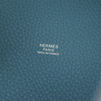 Hermes Handbag Picotin Lock PM New Blue Jean Leather — view 4