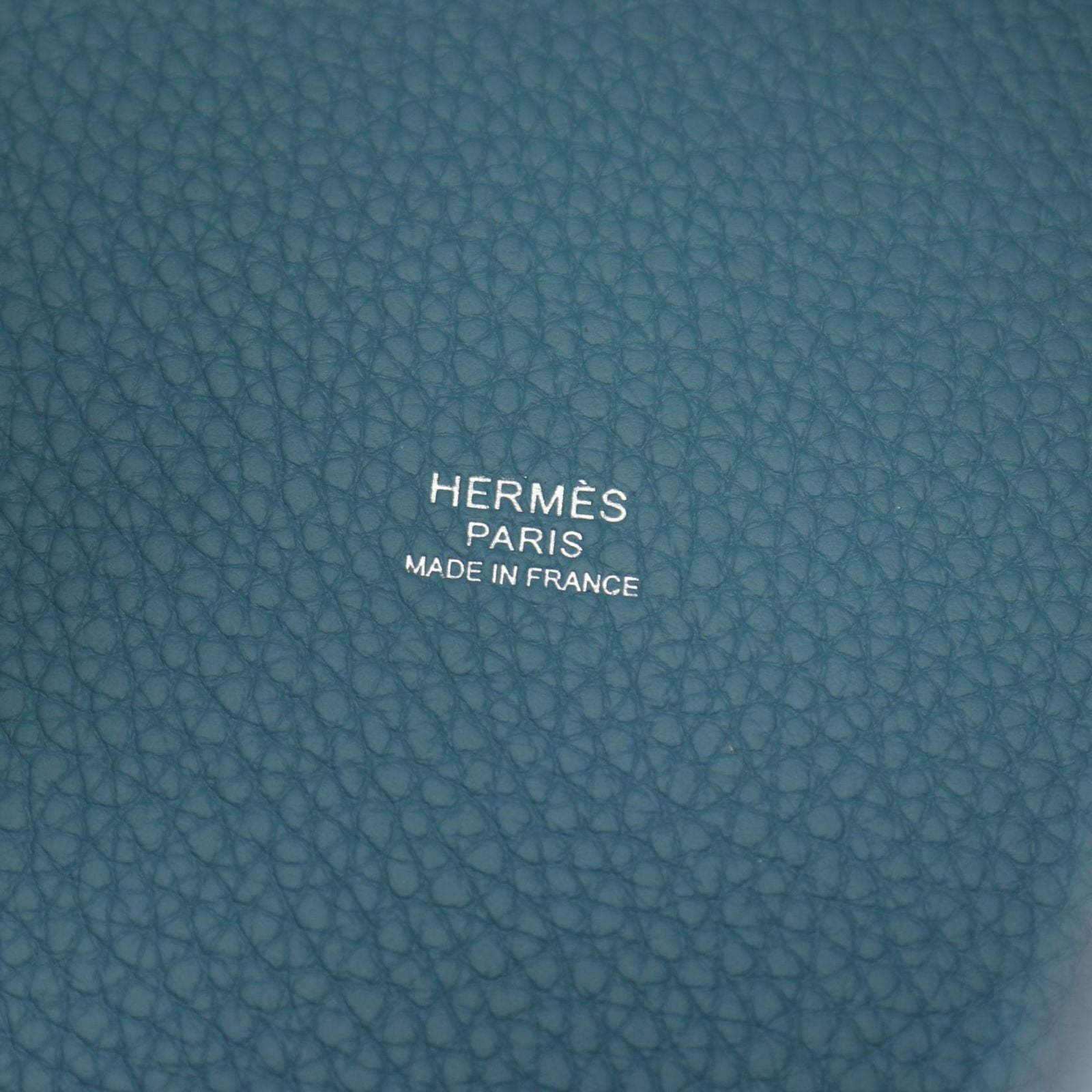 Hermes Handbag Picotin Lock PM New Blue Jean Leather — view 4