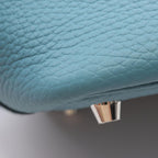 Hermes Handbag Picotin Lock PM New Blue Jean Leather — view 7